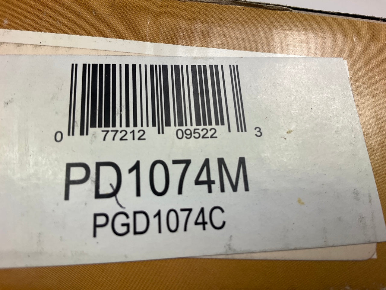 Pro Stop PD1074M Semi-Metallic Disc Brake Pads - Front