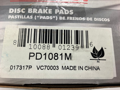 Pro Stop PD1081M Semi-Metallic Disc Brake Pads - Front