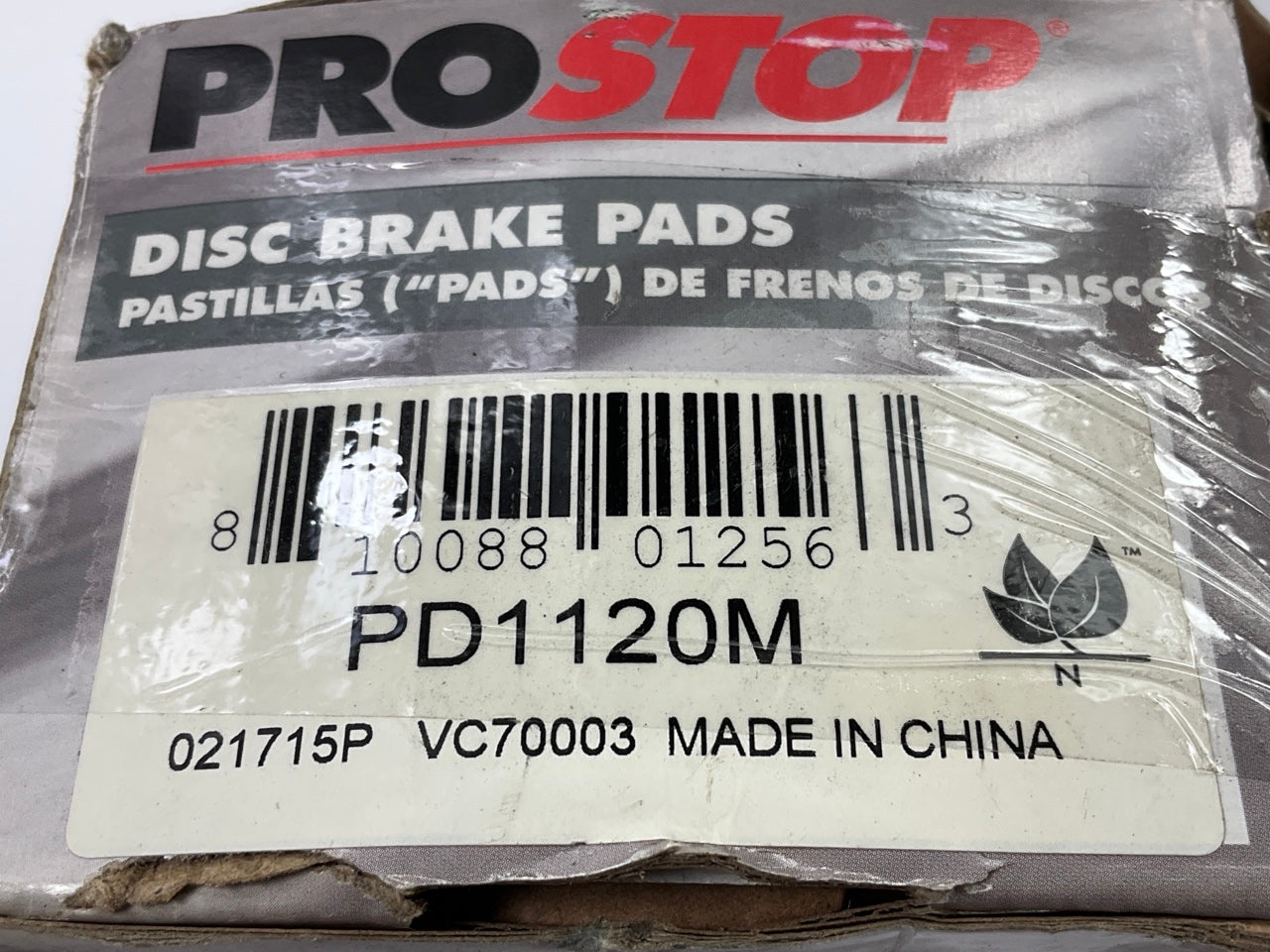 Pro Stop PD1120M REAR Disc Brake Pads For 2006-2010 Hummer H3, 2009-2010 H3T