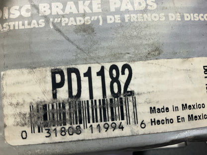 Pro Stop PD1182 Front Disc Brake Pad Set For 2006-2007 Subaru Impreza