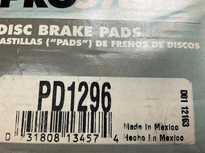 Pro Stop PD1296 Rear Disc Brake Pads