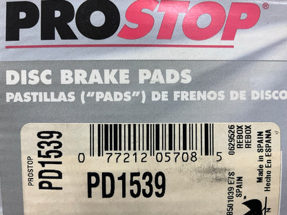 Pro Stop PD1539 Front Disc Brake Pads