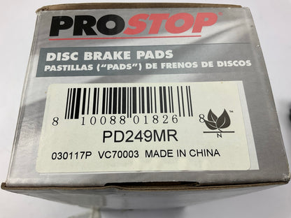 Pro Stop PD249MR Front Disc Brake Pad Set - Semi-Metallic