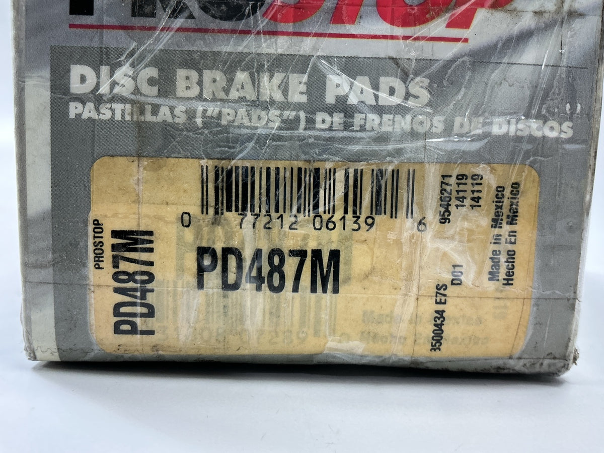 Pro Stop PD487M Front Disc Brake Pad Set 1984-1989 190D, 1984-1993 190E
