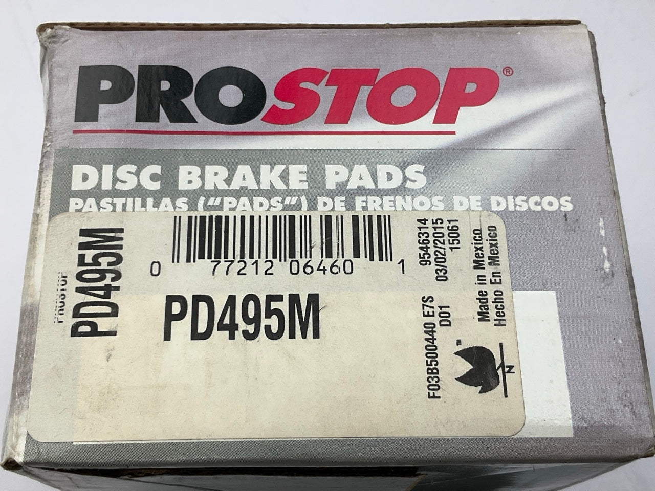 Pro Stop PD495M Semi-Metallic Disc Brake Pads - Rear