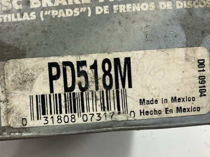 Pro Stop PD518M Rear Disc Brake Pad Set