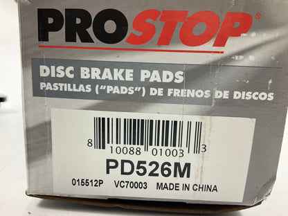 Pro Stop PD526M Front Semi-Metallic Disc Brake Pads