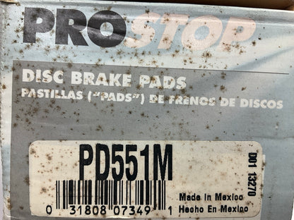 Pro Stop PD551M Front Semi-Metallic Disc Brake Pads