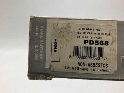 Pro Stop PD568 Front Brake Pads For 1992-1996 Honda Prelude