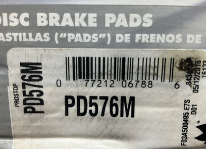 Pro Stop PD576M Front Semi-Metallic Brake Pads For 1993-2002 Mercury Villager