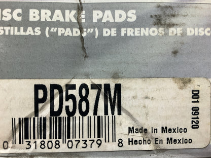 Pro Stop PD587M Front Disc Brake Pad Set For 1993-1997 INFINITI J30