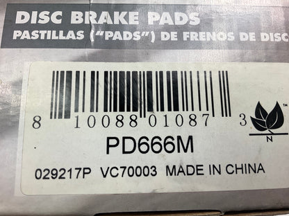 Pro Stop PD666M Rear Semi-Metallic Brake Pads For 1997-1998 Jeep Wrangler