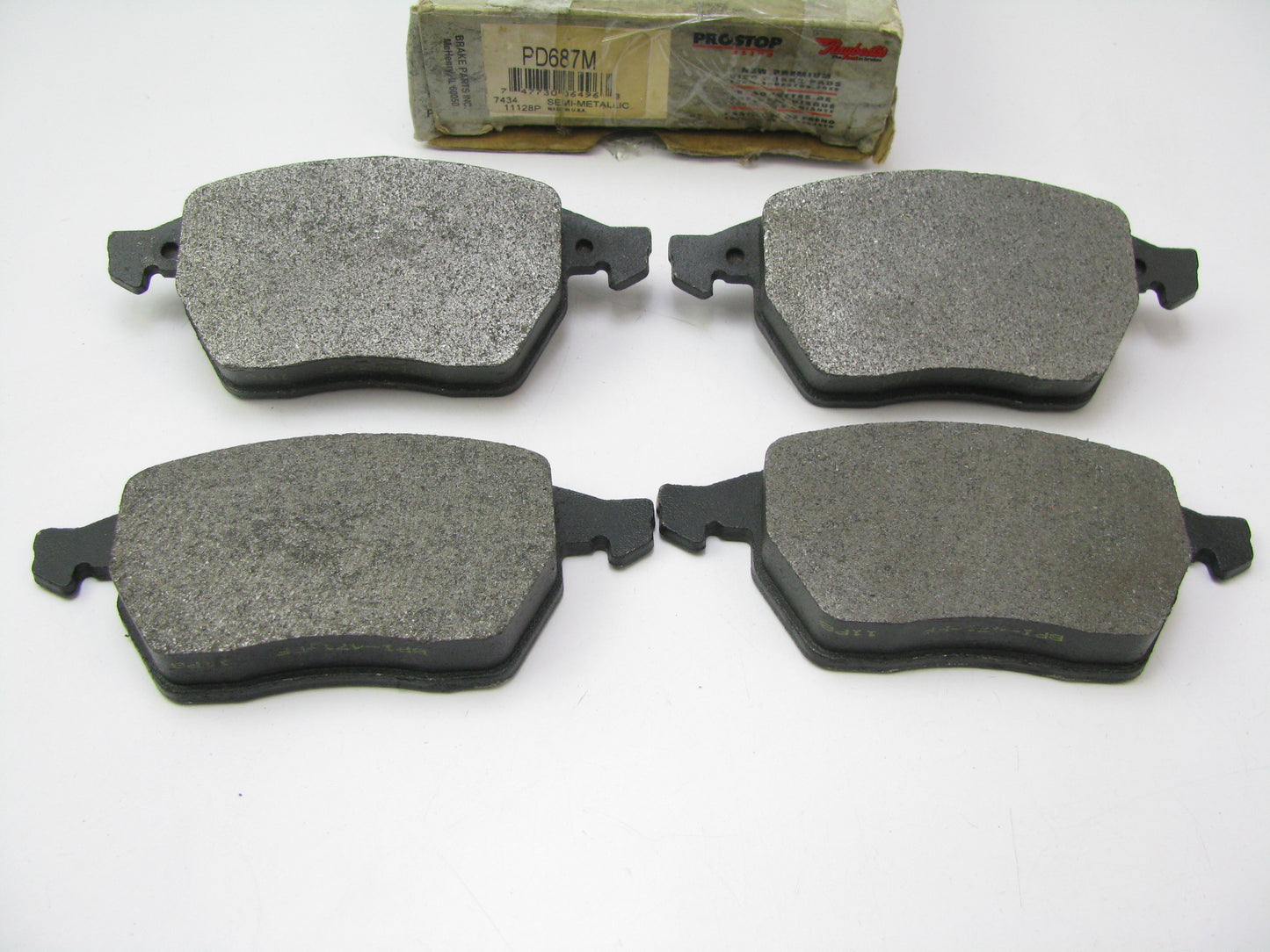 Pro Stop PD687M Front Disc Brake Pads For 1996-2004 VW Jetta 2000-2004 Audi TT