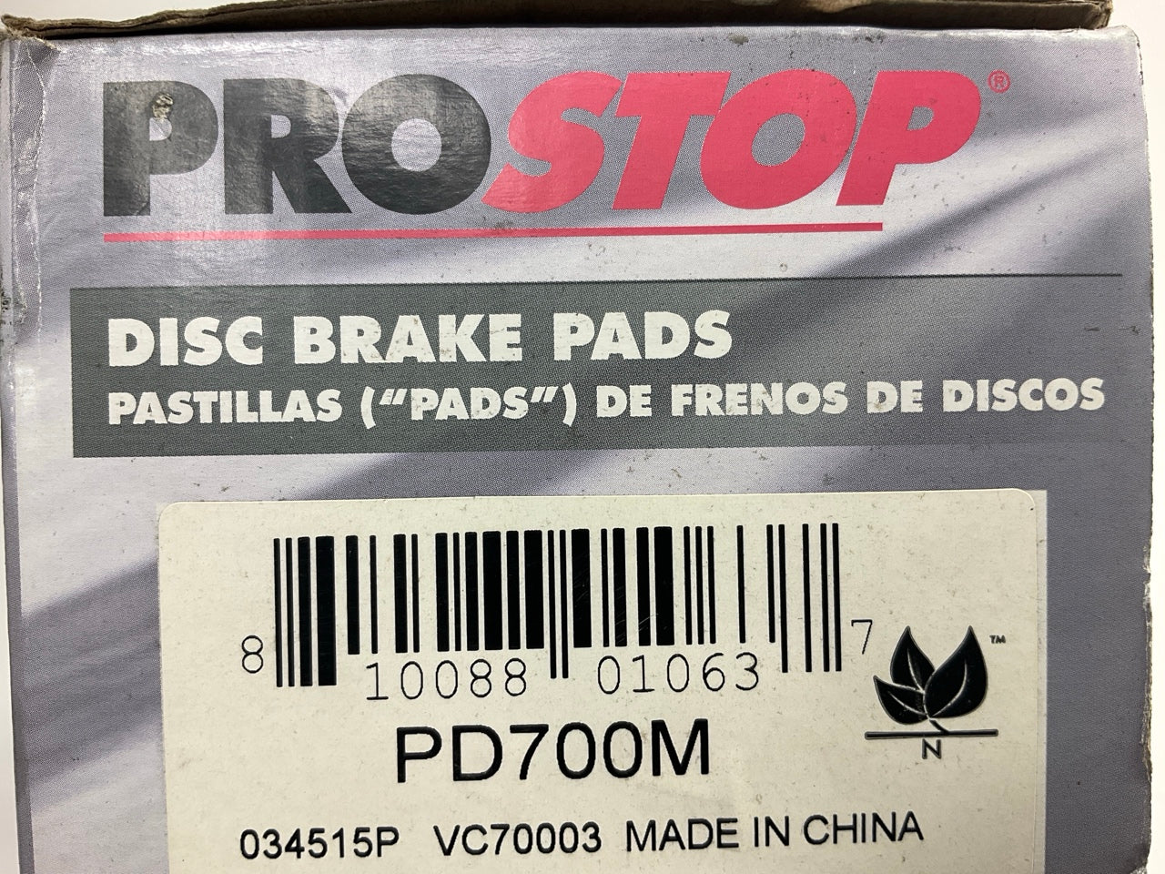 Pro Stop PD700M Front Semi-Metallic Disc Brake Pads