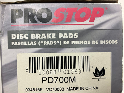 Pro Stop PD700M Front Semi-Metallic Disc Brake Pads