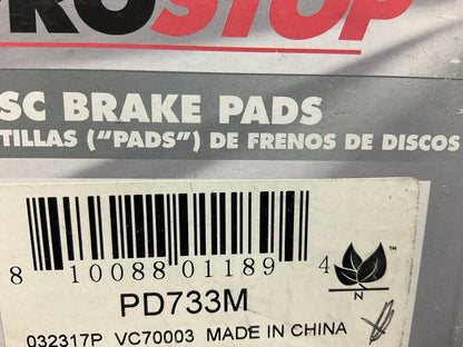 Pro Stop PD733M Rear Disc Brake Pads For 1997-2004 Mitsubishi Montero Sport