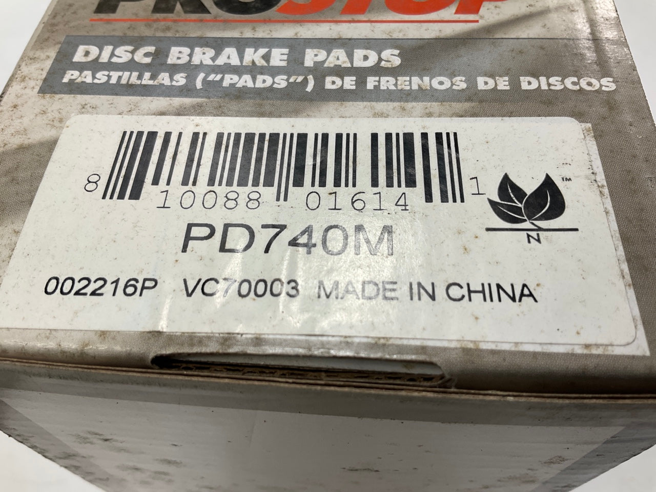 Pro Stop PD740M Front Semi-Metallic Disc Brake Pads