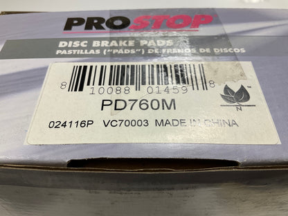 Pro Stop PD760M Front Disc Brake Pads, Semi-Metallic