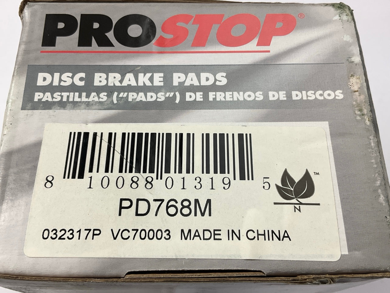 Pro Stop PD768M Semi-Metallic Disc Brake Pads - Front