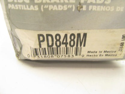 Pro Stop PD848M Semi-Metallic Disc Brake Pads - Rear