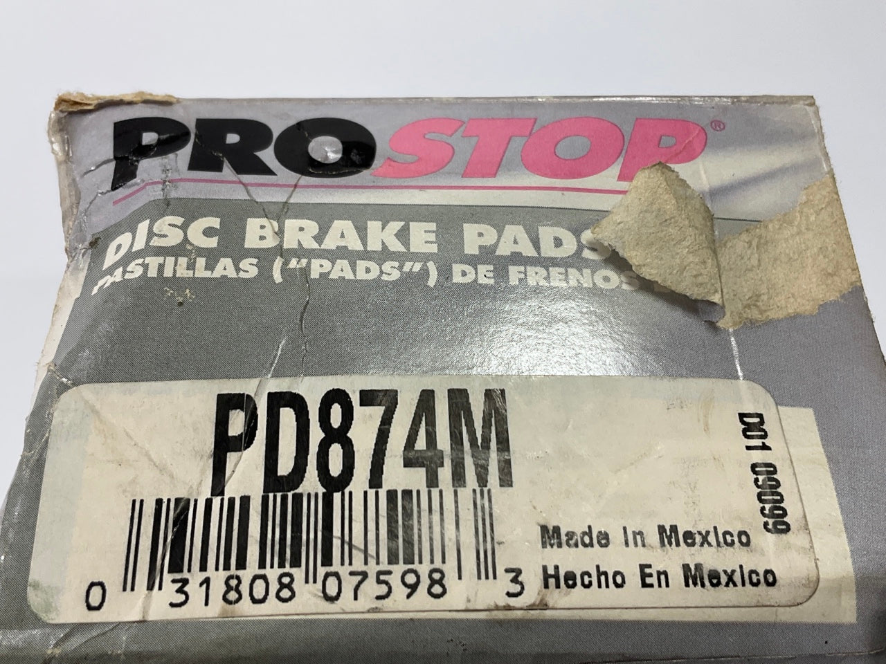 Pro Stop PD874M Semi-Metallic Disc Brake Pads - Rear