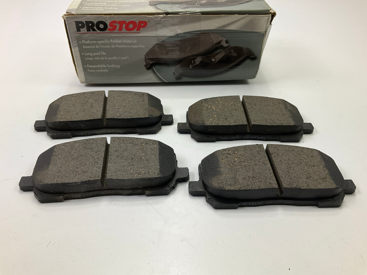 NO HARDWARE - Pro Stop PD884M Front Disc Brake Pads
