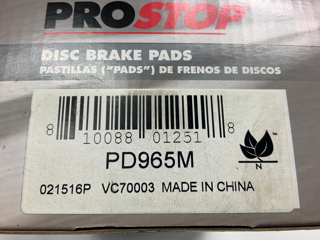Pro Stop PD965M Semi-Metallic Disc Brake Pads - Front