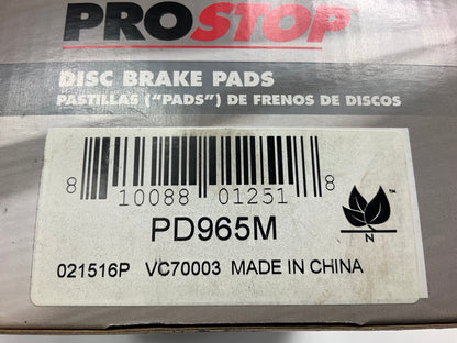 Pro Stop PD965M Semi-Metallic Disc Brake Pads - Front