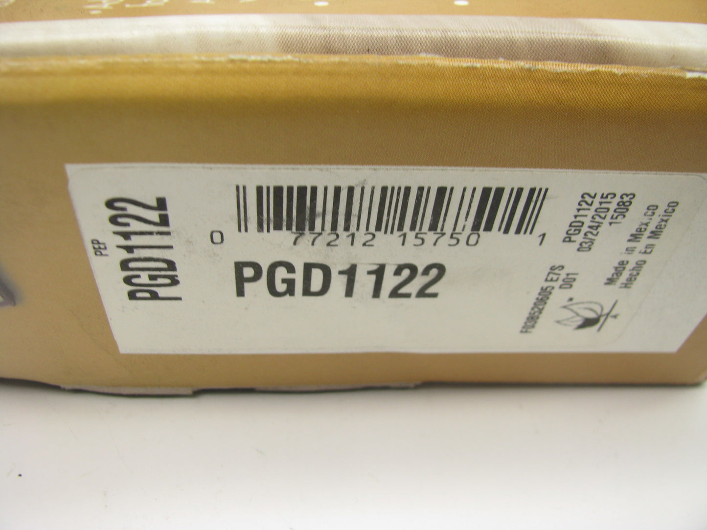 Pro Stop PGD1122 Rear Disc Brake Pads