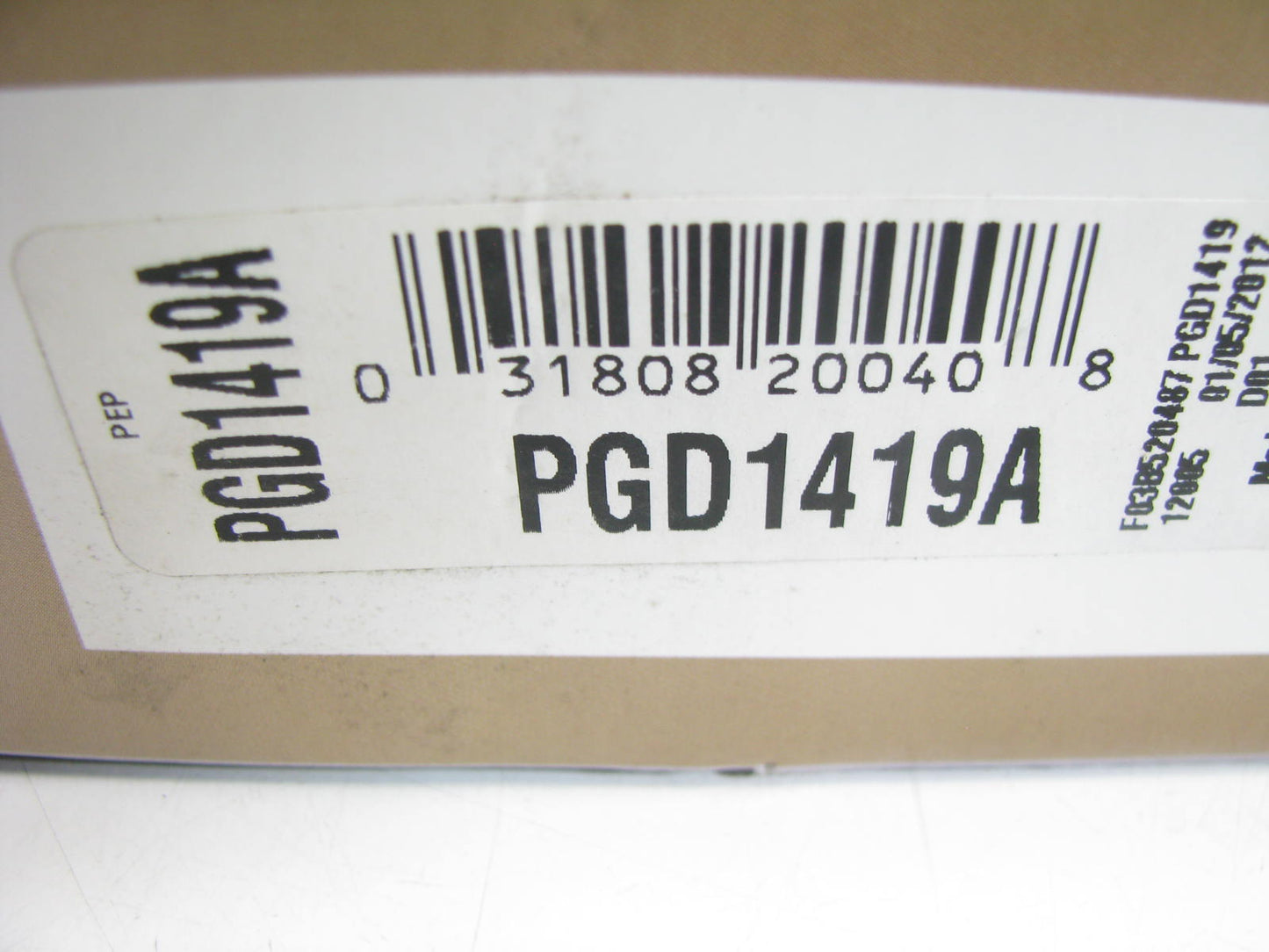 Pro Stop PLATINUM PGD1419A REAR Brake Pads - 2010-2013 Chevrolet Corvette