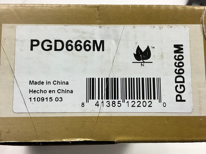 Pro Stop PGD666M Rear Disc Brake Pads - Semi-Metallic