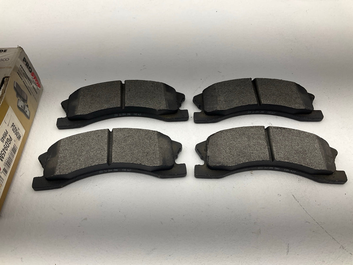 MISSING HARDWARE Pro Stop PGD945M Front Disc Brake Pad Set For 99-04 Jeep Grand