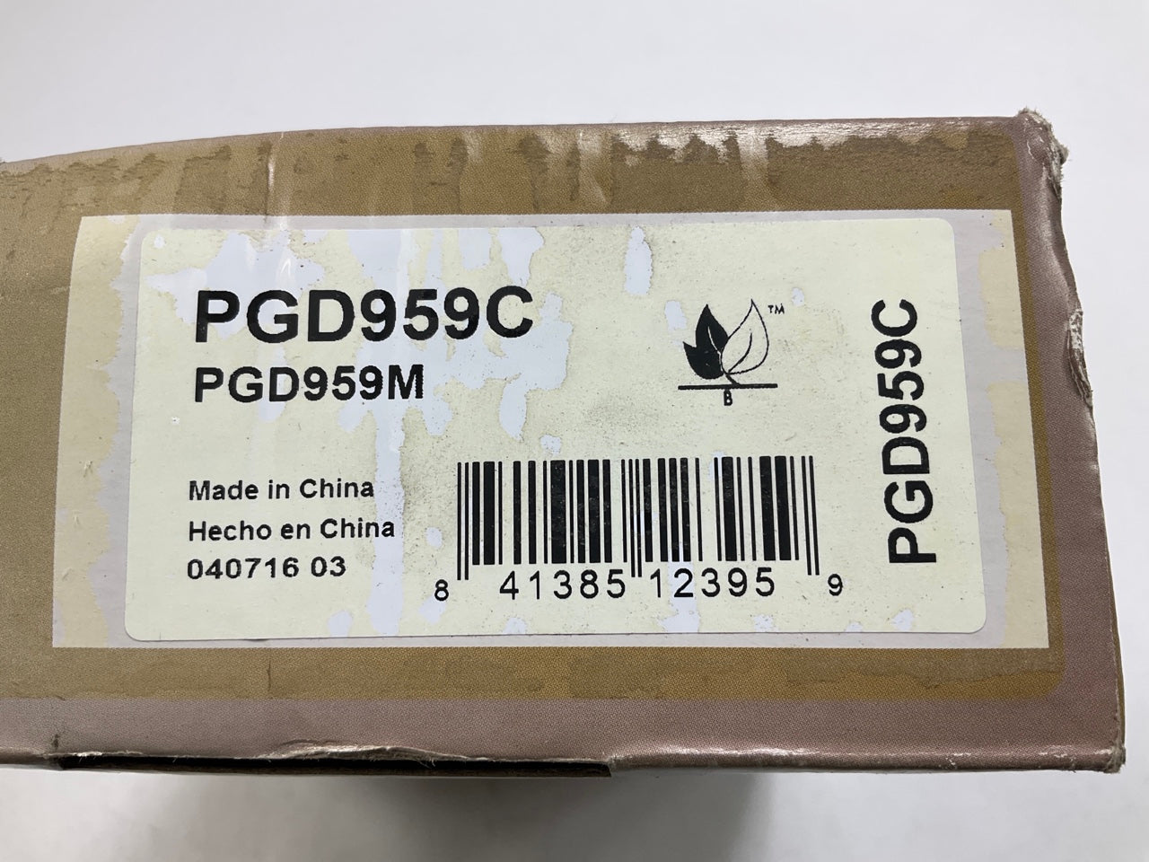 Pro Stop PGD959C Front Ceramic Disc Brake Pads