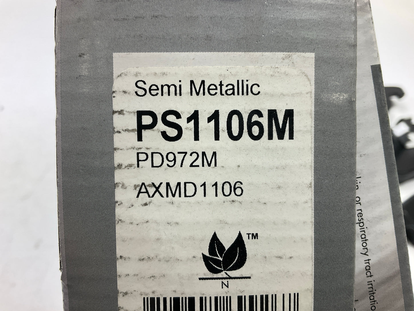 Pro Stop PS1106M Front Semi-Metallic Disc Brake Pads