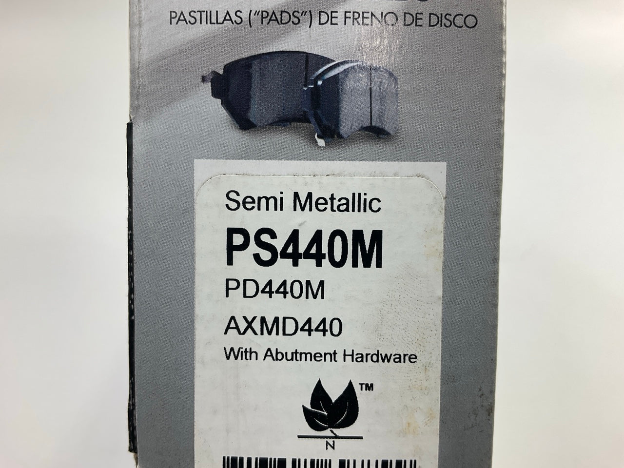 Pro Stop PS440M Front Semi-Metallic Disc Brake Pad Set
