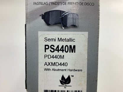 Pro Stop PS440M Front Semi-Metallic Disc Brake Pad Set