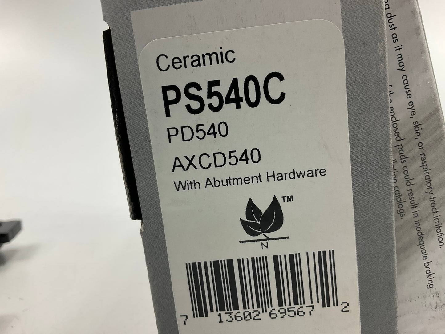 Pro Stop PS540C Rear Ceramic Disc Brake Pads