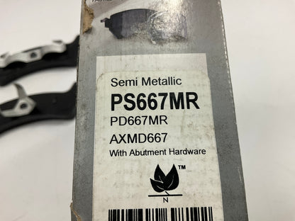Pro Stop PS667MR Rear Semi-Metallic Disc Brake Pads