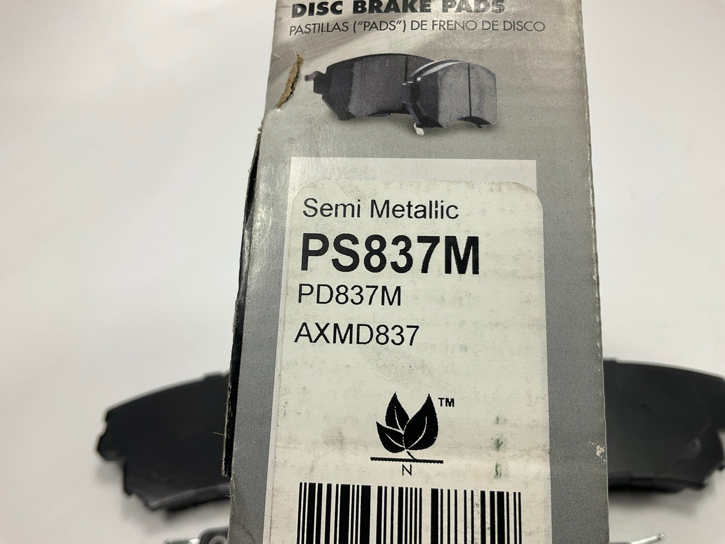 Pro Stop PS837M Front Semi-Metallic Brake Pads For 2000-2004 Volvo S40 & V40