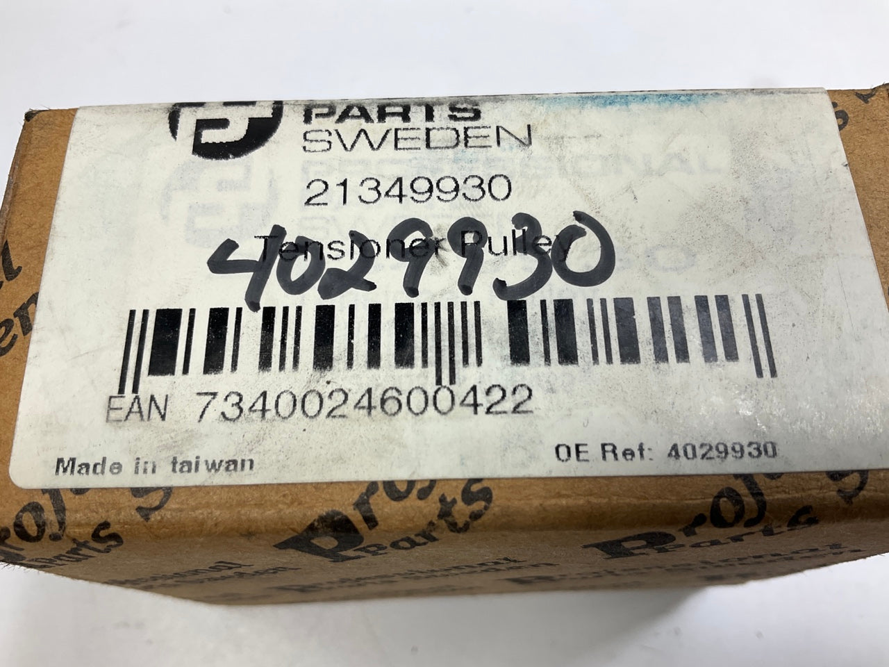 Professional Parts Sweden 21349930 Accessory Drive Belt Tensioner Pulley