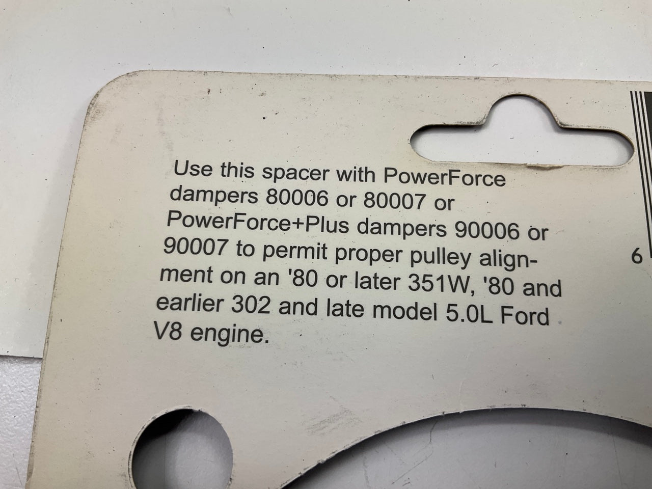 Professional Products 81007 Harmonic Balancer Spacer - Small Block Ford SBF V8