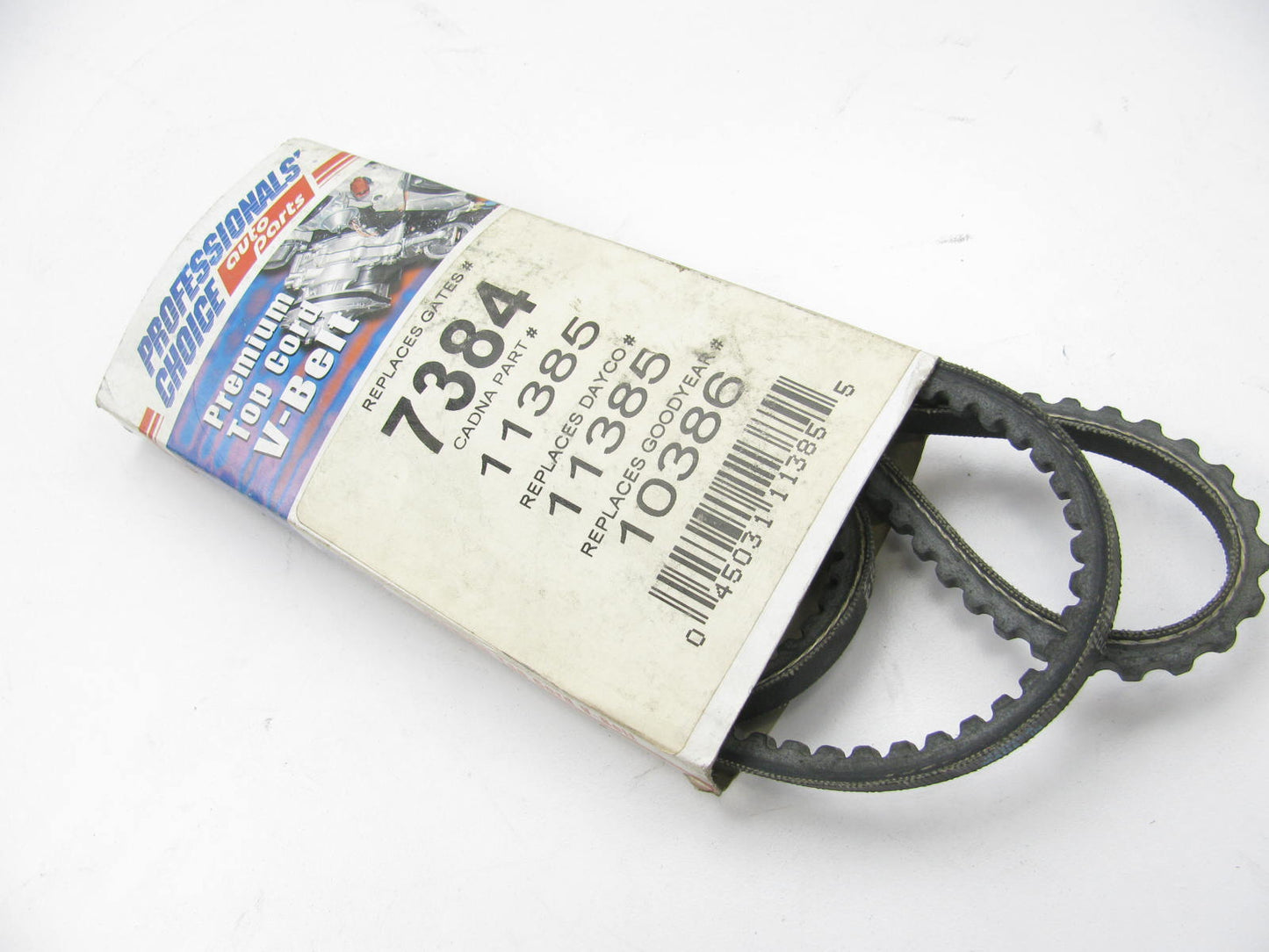 Professionals Choice 7384 Accessory Drive Belt - 0.33'' X 38.50'' - 36 Degree