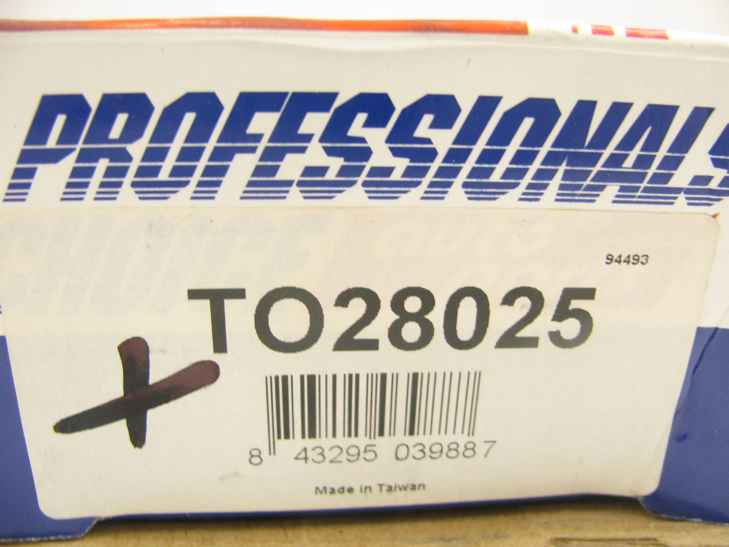 (2) Professionals Choice TO28025 Steering Tie Rod End - Front Outer