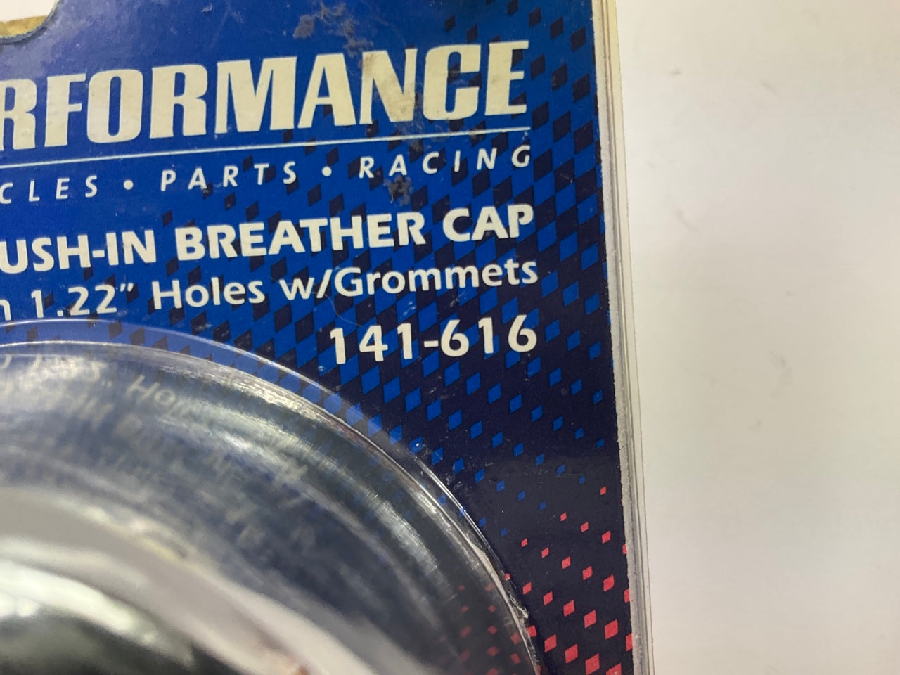 Proform 141-616 Breather Chrome Steel Push-In Round 1-1/4 In Hole Bowtie Logo