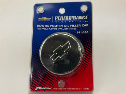 Proform 141-630 Universal Chrome Crankcase Breather Filter, Chevrolet Bowtie