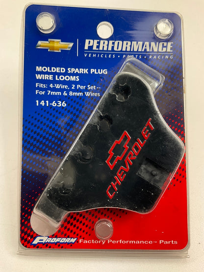 Proform 141-636 Universal Spark Plug Wire Looms, Chevrolet Bowtie Emblem