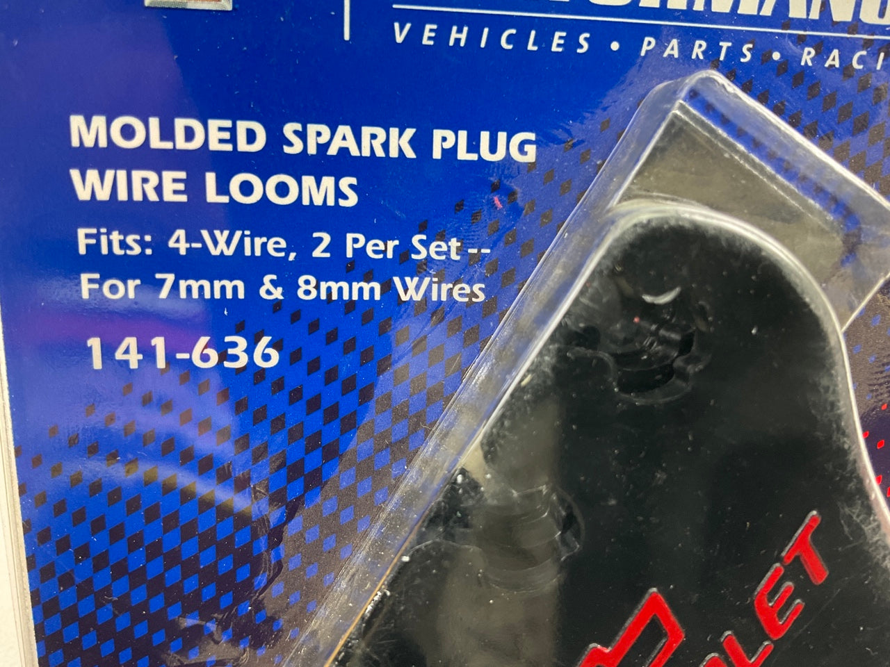Proform 141-636 Universal Spark Plug Wire Looms, Chevrolet Bowtie Emblem