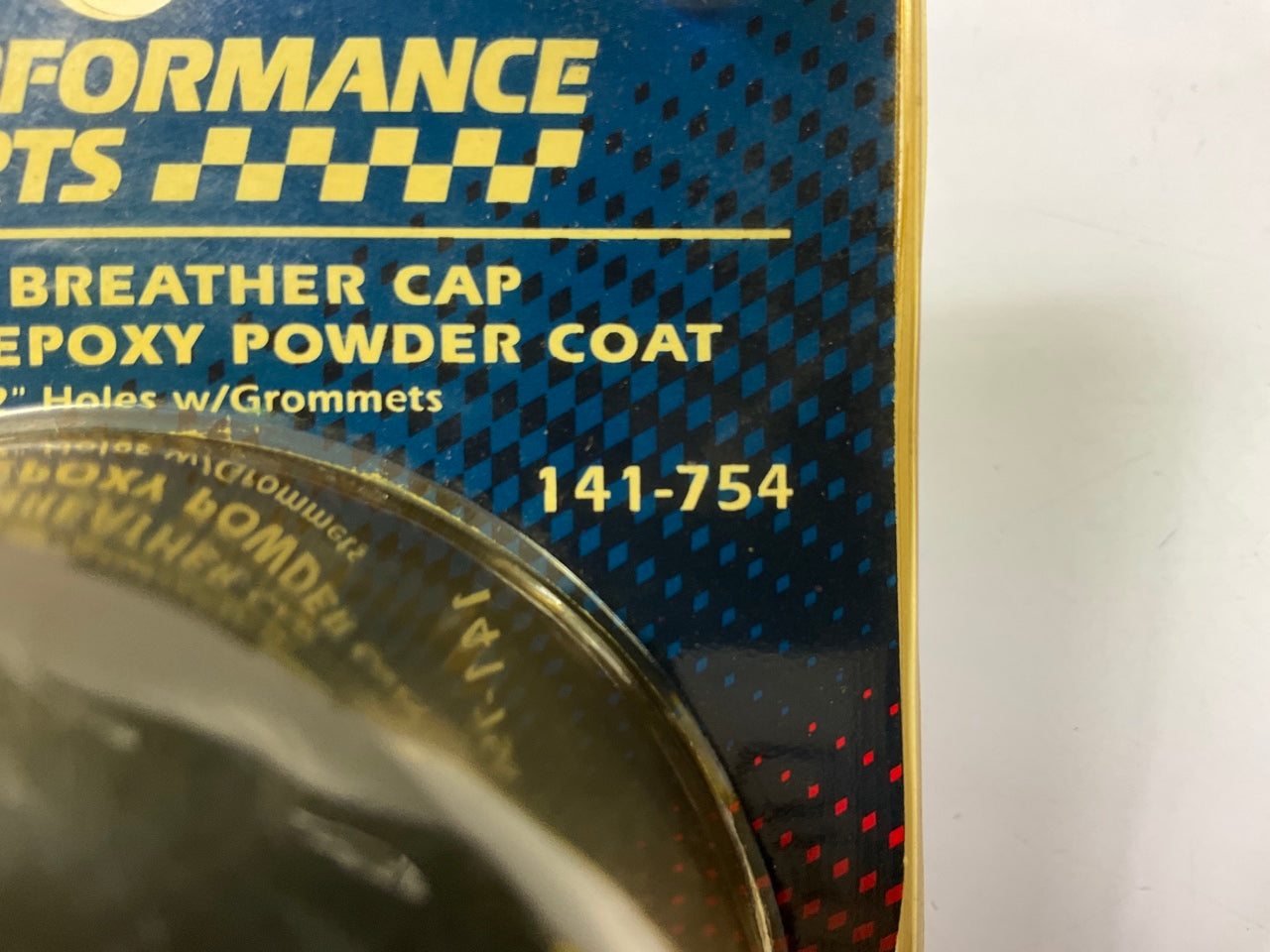 Proform 141-754 Chevrolet Bowtie Black Crinkle Push-In Air Breather Cap