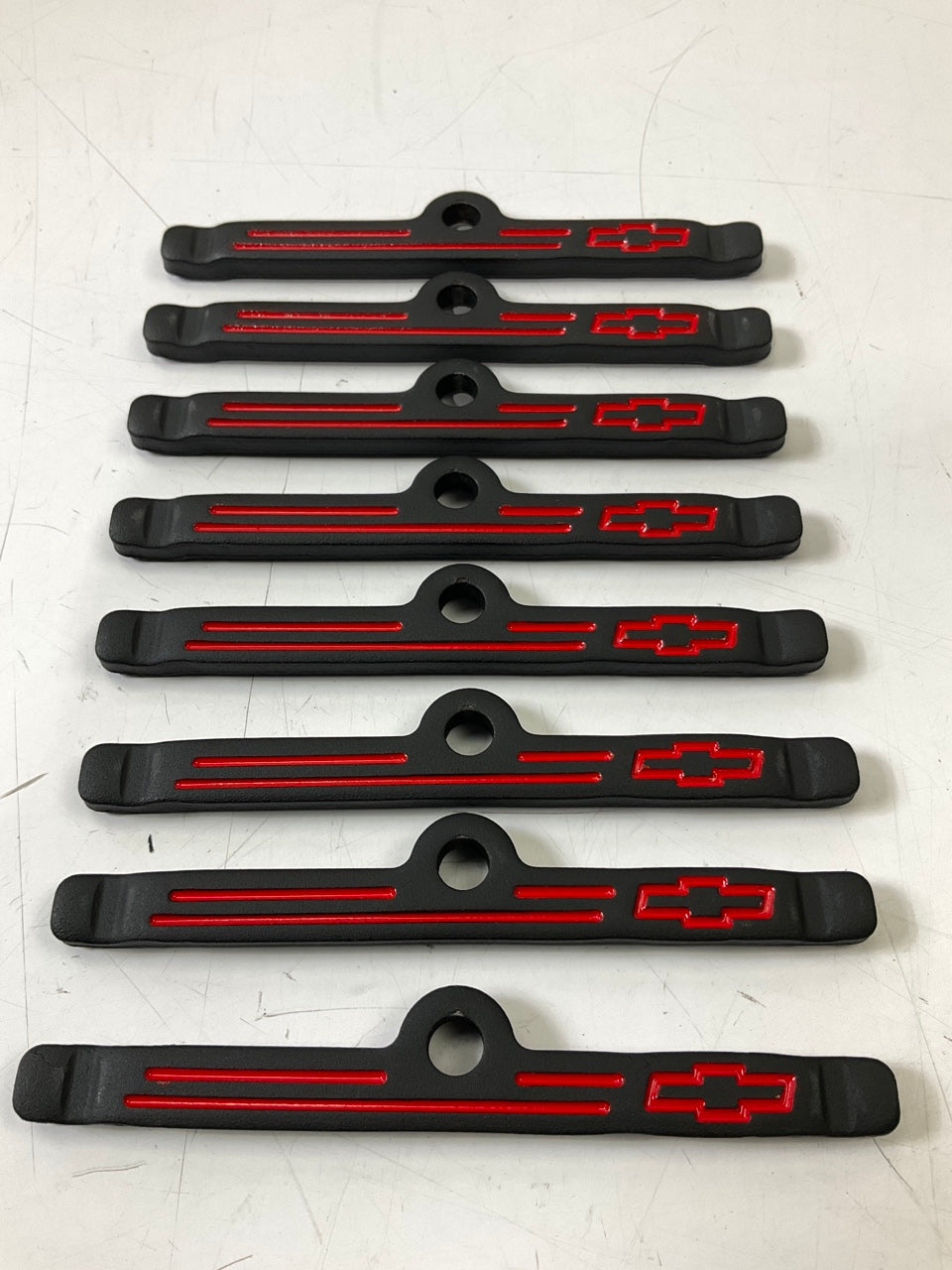 Proform 141-758 Black & Red Chevrolet Crinkle Dress-Up Kit For 1959-86 Chevy SBC