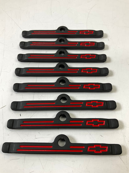 Proform 141-758 Black & Red Chevrolet Crinkle Dress-Up Kit For 1959-86 Chevy SBC